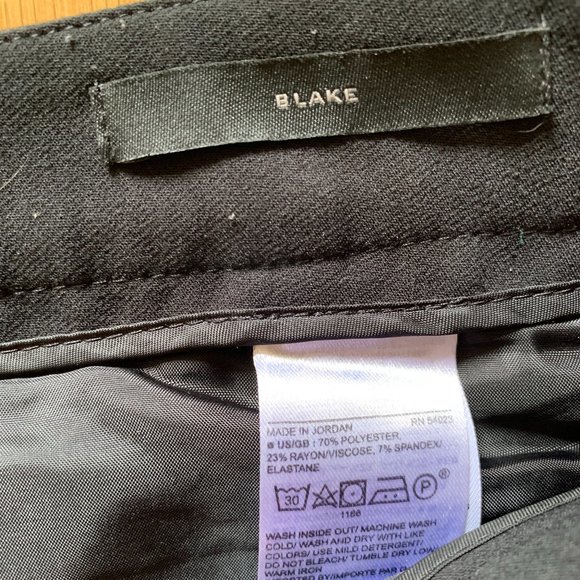 Banana Republic // Black Blake Wide Leg Pant - Picture 4 of 8